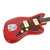 Vintage 1962 Fender Jazzmaster Electric Guitar Refinished Red