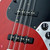 Vintage 1980 Fender Jazz Bass Trans Red Finish