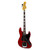 Vintage 1980 Fender Jazz Bass Trans Red Finish