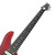 Used Ed Roman Quicksilver Electric Guitar Transparent Red