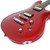 Used Ed Roman Quicksilver Electric Guitar Transparent Red