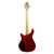 Used Ed Roman Quicksilver Electric Guitar Transparent Red