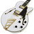 D'Angelico Excel SS Semi-Hollow Body Electric Guitar in White