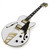 D'Angelico Excel SS Semi-Hollow Body Electric Guitar in White