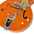 2005 Gretsch G6120-SSLVO Brian Setzer Signature Orange Stain