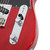 2014 Fender American Standard Ash Body Telecaster Crimson Red Transparent