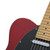 2014 Fender American Standard Ash Body Telecaster Crimson Red Transparent