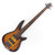 Used Ibanez SR705 5 String Fretless Bass - Brown Burst Flat