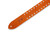 Levy's M12SPOV 2" Leather Guitar Strap Square Punch Out Pattern - Tan