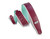 Levy's M26VCP 2 3/4" Reversable Vinyl Guitar Strap - Burgundy and Seafoam Green