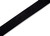 Levy's M7VC 2" Velvet Fabric Guitar Strap on Black Cotton Webbing