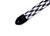 Levy's MPF2 2" Printed Polyester Guitar Strap Black White Offset Arrow