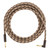 Fender Festival Hemp Instrument Cable 18.6' Straight / Angle - Brown Stripe