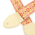 Souldier Fillmore Burnt Orange Pattern Guitar Strap - Gold & Cream