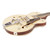 Gretsch G6659T Players Edition Broadkaster Jr. Center Block with Bigsby - Two-Tone Lotus Ivory Walnut Stain