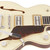 Gretsch G6659T Players Edition Broadkaster Jr. Center Block with Bigsby - Two-Tone Lotus Ivory Walnut Stain