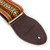 Souldier "Buffalo Souldier" Guitar Strap CCM Exclusive Pattern - Black with Warm Brown Ends