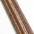 LM "Acoustic" Series 3" Multi Color Cotton Weave Stripe Guitar Strap