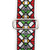 Souldier "Stained Glass" Red Pattern 2" Guitar Strap with White Ends