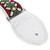 Souldier "Stained Glass" Red Pattern 2" Guitar Strap with White Ends