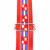 Souldier "Stars & Bars" Blue & White Pattern 2" Guitar Strap