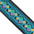 Souldier Torpedo 2.5" Guitar Strap - "Clapton" Turquoise