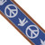 Souldier Torpedo 2.5" Guitar Strap - "Young" Peace Dove Blue