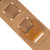 Souldier Torpedo 2.5" Guitar Strap - "Tuscan Rose" Orange and Yellow