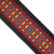 Souldier Torpedo 2.5" Guitar Strap - "Hendrix" Monterey Red