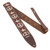 Souldier Torpedo 2.5" Guitar Strap - "Young" Peace Dove Brown and White