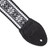Souldier 2" Guitar Strap - "Poinsettia" White and Black
