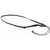 Levy's Cotton Webbing Ukelele Strap 3/8" Loop End Black