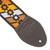 Souldier Daisy Chain Guitar Strap - Retro Orange & Yellow / Brown