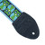 Souldier 2" Guitar Strap - Wilco Signature "Owls" Green and Blue on Blue