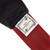 Souldier 2" Guitar Strap - Wilco Signature "Owls" Olive and Red on Dark Red