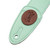 Levy's 2" Signature Series Garment Leather Strap with Suede Backing and Tri-Glide - Aqua Green