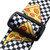 Levy's Tasty Grooves Guitar Strap - Checkered Pizza Party