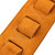 Levy's 2.5" Sunbird Series Leather Guitar Strap - Dark Brown Sun and Moon