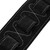 Levy's 2.5" Sunbird Series Leather Guitar Strap - Black Hummingbird