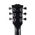 Gibson Mark Morton Les Paul Modern Quilt Top - Translucent Ebony Burst Satin