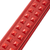 Levy's 2.5" Rebel Series Red Studded Garment Leather Strap - Red