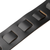 Levy's 3" Amped Series Top Grain Leather Guitar Strap - Black and Tan