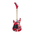 EVH Striped Series 5150 Maple - Red with Black and White Stripes