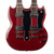 Used Gibson Custon EDS-1275 Double Neck Heritage Cherry 2007