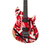EVH Wolfgang Special Striped Series Limited Edition - Red Black and White Aged