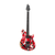 EVH Wolfgang Special Striped Series Limited Edition - Red Black and White Aged