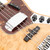 Used Fender Custom Shop Artisan Maple Burl Jazz Bass - Aged Natural