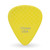 D'Addario Duragrip 0.70mm Medium-Light Guitar Picks - Yellow (10 Pack)