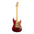 Used Fender American Deluxe Stratocaster V Neck Candy Apple Red 2005