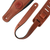 Levy's Garment Leather Guitar Strap 3" Signature Series Padded Tan